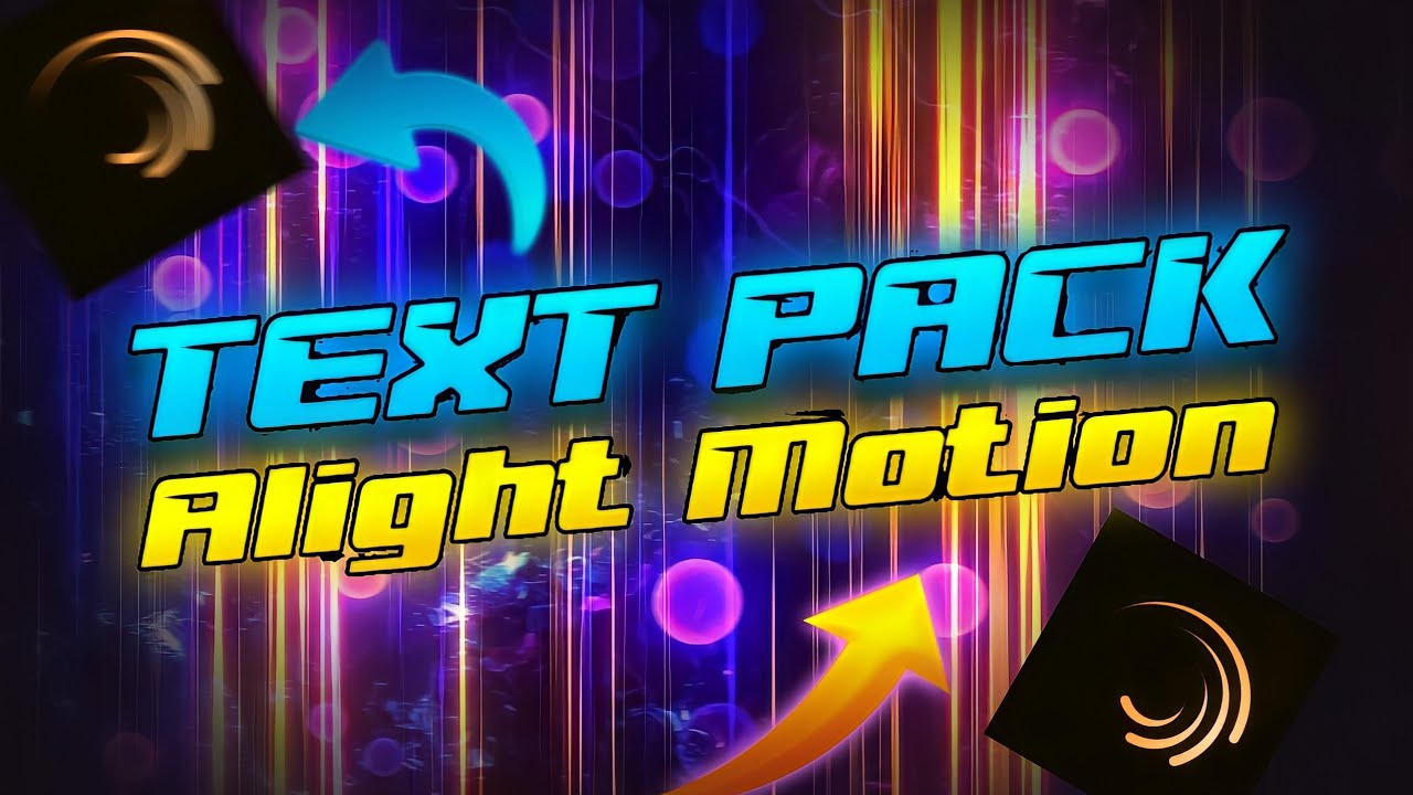 Top 15 Text Presets Alight Motion | AlightMotion Text Effects Tutorial ...