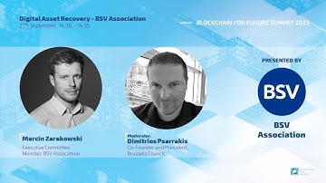 Digital Asset Recovery - BSV Association | BC4EU Summit 2023