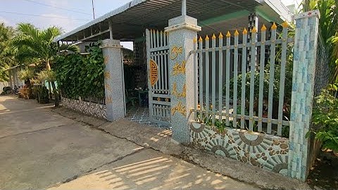 Tập 1939 :(Đã Bán) Nhà Vườn Cấp 4 Nông Thôn Đẹp Có Thổ Cư Giá 1.350 Tỷ Gò Công Tây Tiền Giang