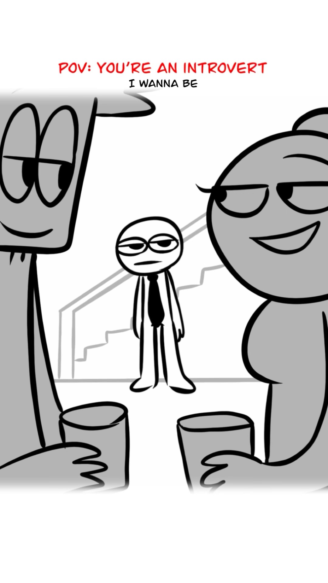 Introvert World ☺️ (Animation Meme) Anim: IG @ RedFlowerCrown