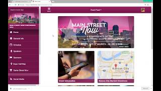 Main Street Now 2018 Mobile App Tutorial screenshot 1
