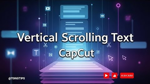 ⚡️ EASY: Vertical Scrolling or Rolling End Credits Text | CapCut PC Tutorial | Full How To