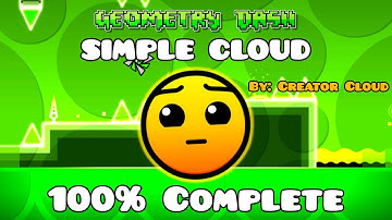 SIMPLE CLOUD 100% Complete [ Hard 4 Stars ] by: Creator Cloud - Geometry Dash 2.2 - Amethyst Pack