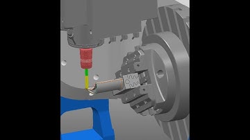 PowerMill 5-Axis Single Blade Finishing #powermill #5axismachining #5axiscnc #cncprogramming