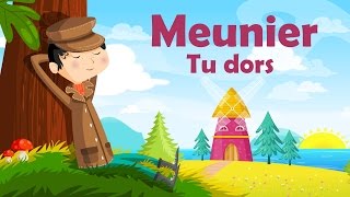 Meunier tu dors ton moulin va trop vite - Comptine à gestes pour enfants et bébés (avec les paroles)