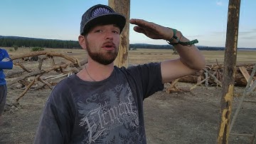 How to build a Reciprocal Roof PART 2 Symbiosis Oregon Eclipse, 2017