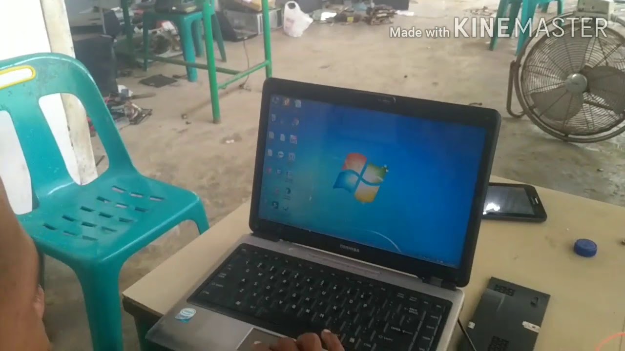 Cara perbaiki Laptop Toshiba L310 Windows Sreen