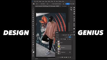 How to Change the Background in Photoshop Smoothly - Design Genius #photoshopediting #shorts
