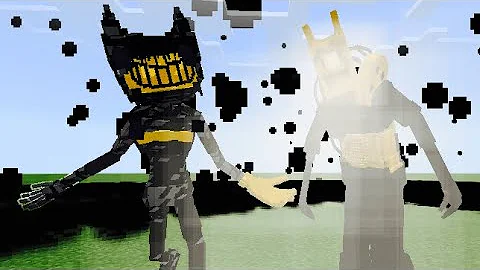 Ink Demon Vs. Projectionist in Minecraft PE