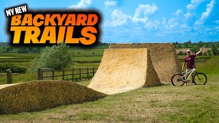 IT HAPPENED! MY NEW BACKYARD TRAILS ARE HUGE!!