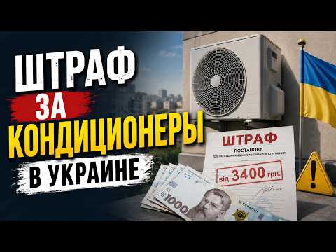 Штраф за кондиционеры в Украине