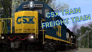 CSX TRAIN FREIGHT TRAIN