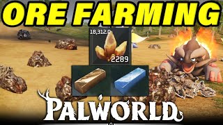 Celebrity BUILD A PALWORLD ORE MINING BASE IMMEDIATELY! Best Palworld Ore and Ingot Guide! Wealth