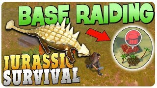 AMAZING LOOT for BEGINNER in PLAYER BASES - Jurassic Survival Gameplay Android screenshot 1