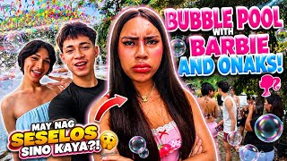 BUBBLE POOL PARTY WITH BARBIE AND ONAKS! MAY NAG SESELOS SINO KAYA?!🫣 screenshot 2