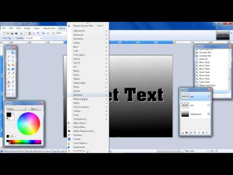 Video: Si Të Krijoni Tekst 3D Në Paint.net