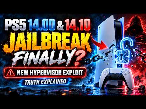 PS5 14.00 & 14.10 Jailbreak FINALLY? 😱 New Hypervisor Exploit Explained!