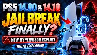PS5 14.00 & 14.10 Jailbreak FINALLY 😱 New Hypervisor Exploit Explained!