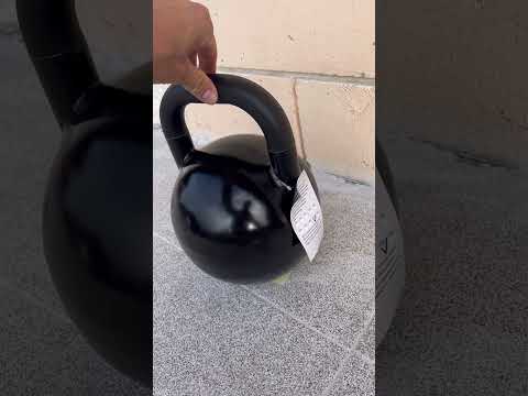 Гиря 16 кг сталева чорна пофарбована Zelart TA-7795-16 чорний, видео 1