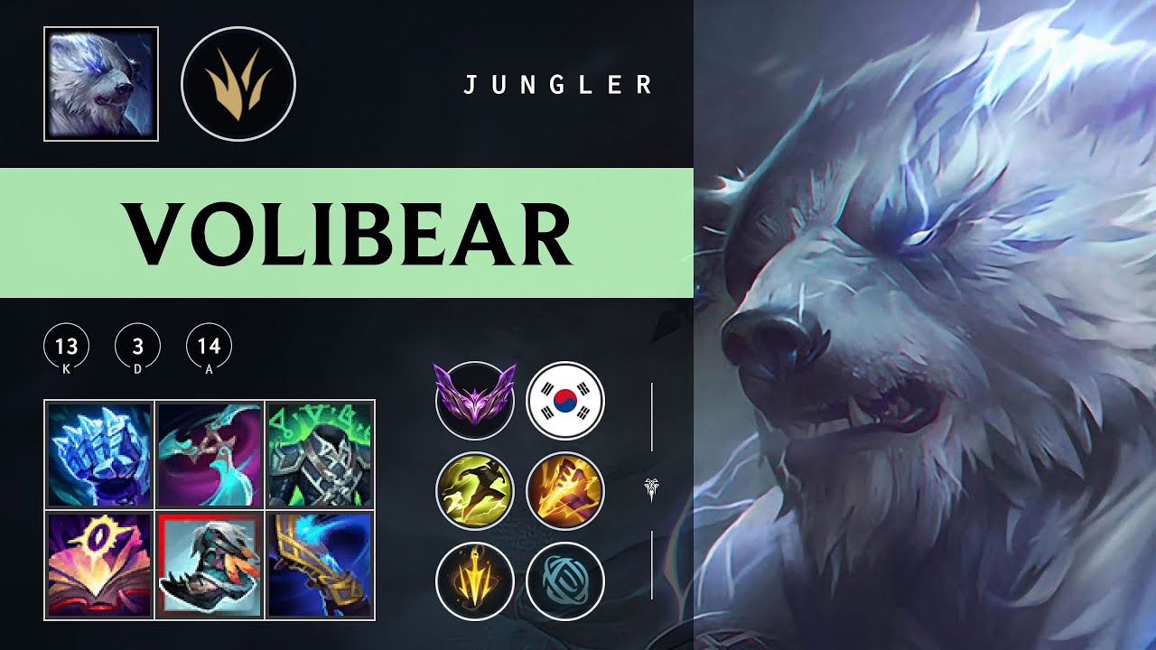 Volibear Jungle vs Xin Zhao - KR Master Patch 25.24