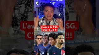 Le PSG a sécurisé l’avenir avec ses titis ! #psg #shortsfootball #titis #mbappe #mayulu #barcola