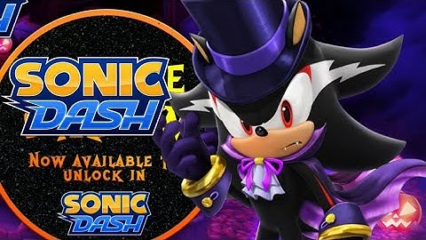 Sonic Dash - VAMPIRE SHADOW | Gameplay (Spooky Season) 🎃