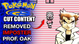 Removed Imposter Professor Oak of Pokemon Gold and Silver | Pokemon Cut Content