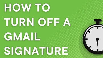 How to turn off a Gmail signature on your email messages (2022)