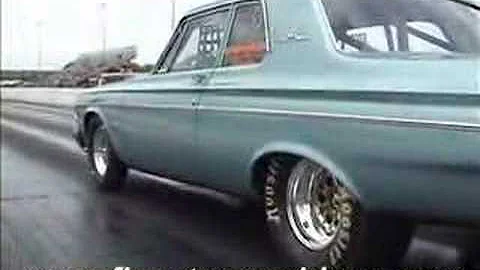 Wheelstanding 1964 Plymouth Max Wedge Super Stock