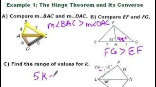 Geometry 5-6 Inequalities in Two Triangles