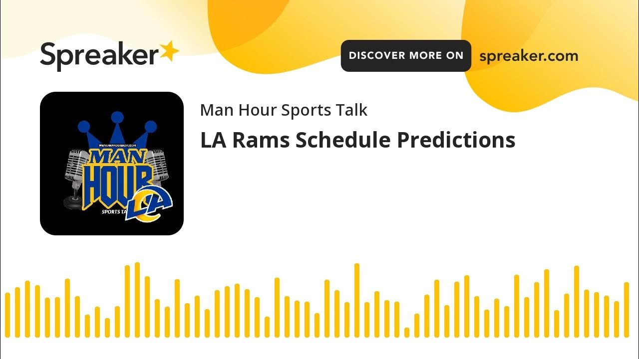 LA Rams Schedule Predictions YouTube