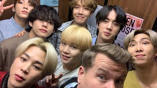 BTS Live at THE LATE LATE SHOW WITH JAMES CORDEN Tonight for Black Swan Performance 2020
