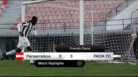 Τα στιγμιότυπα του Πανσερραϊκός-ΠΑΟΚ - PAOK TV