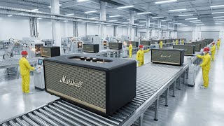 Inside The Marshall Factory Manufacturing The Iconic Retro Speaker  Process
