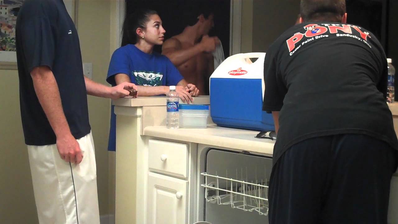 The laser pointer prank