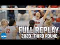 Nebraska vs. Baylor: 2020* NCAA volleyball tournament 3rd round | FULL REPLAY