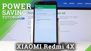 How to Save Battery in Xiaomi Redmi 4X - Power Saving Mode