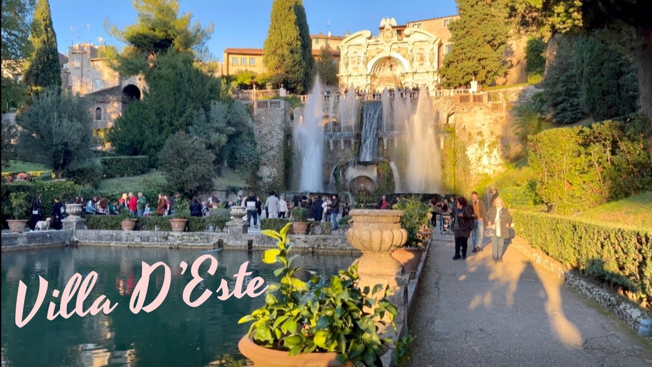 Вила Д’Есте в Тиволи #грантур #историянаизкуството