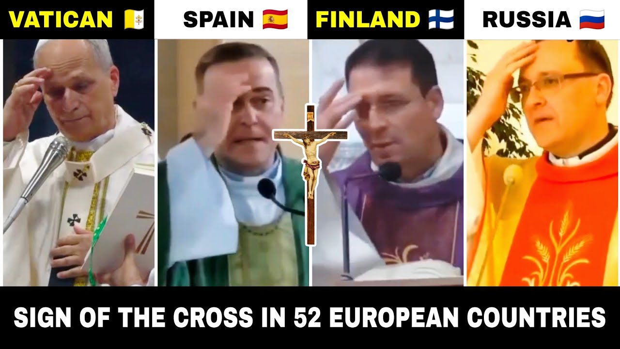 Ого, католическое КРЕСТНОЕ ЗНАК в 52 ЕВРОПЕЙСКИХ странах‼️Единый и единый...