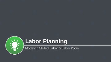 Demo: PlanetTogether APS modeling Labor Planning