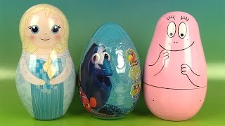 Barbapapa Poupées gigognes russes Oeufs surprise Peppa Pig  Monde de Dory Pat’ Patrouille