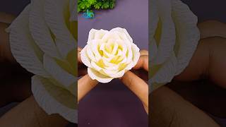 How to Make Paper Rose Flowers 🌷 Easy Craft Ideas #homemade #diy #flowers #satisfyingvideo #shorts