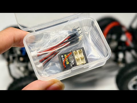 MEUS RACING M-04B 4CH Ultra Small Receiver #meusracing #rccar #rccrawler #scx24 #trx4m