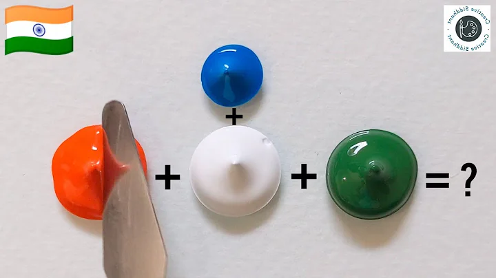 WHAT DO MIXED FLAG COLORS MAKE ? || SATISFYING || ASMR COLOR MIXING (part-9)