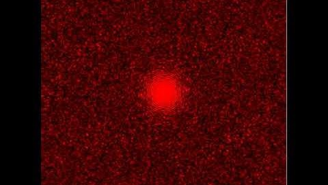 Interference pattern on the retina