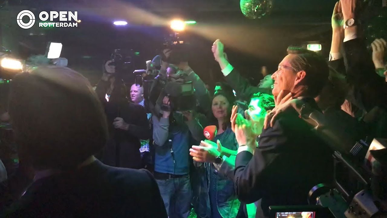 GR2018 - Leefbaar Rotterdam opgelucht na exitpoll gemeenteraadsverkiezingen 2018 amsterdam