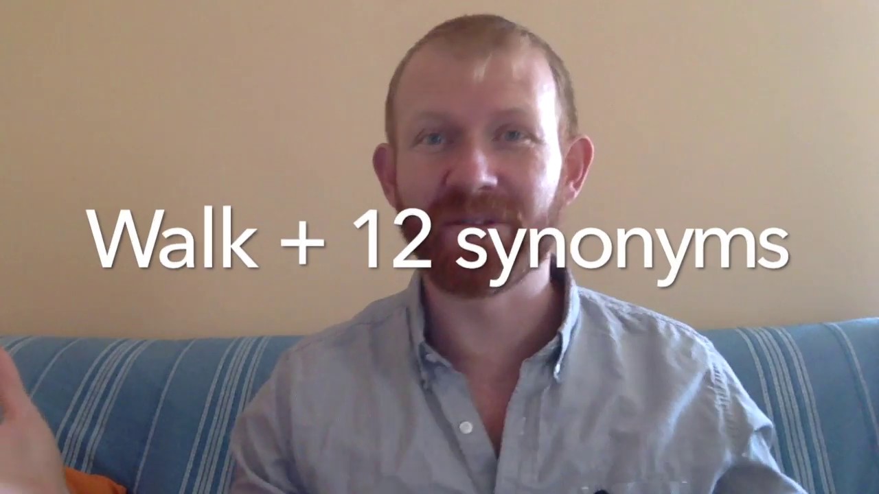 Walk y sus 12 sinónimos (muchos verbos de movimiento en inglés)