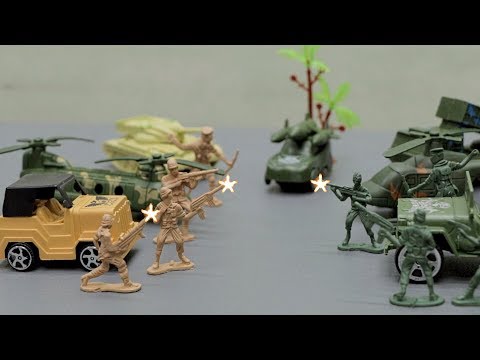 Elite Army Troops Ready to Attack for War