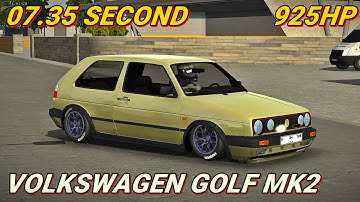 CPM VOLKSWAGEN GOLF MK2 925HP GEARBOX SETTING || CAR PARKING MULTIPLAYER UPDATE