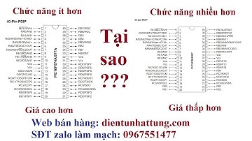 Vì sao Pic16F877A giá cao hơn Pic16F887 NHƯNG chức năng lại ít hơn khá nhiều. TẠI SAO...????